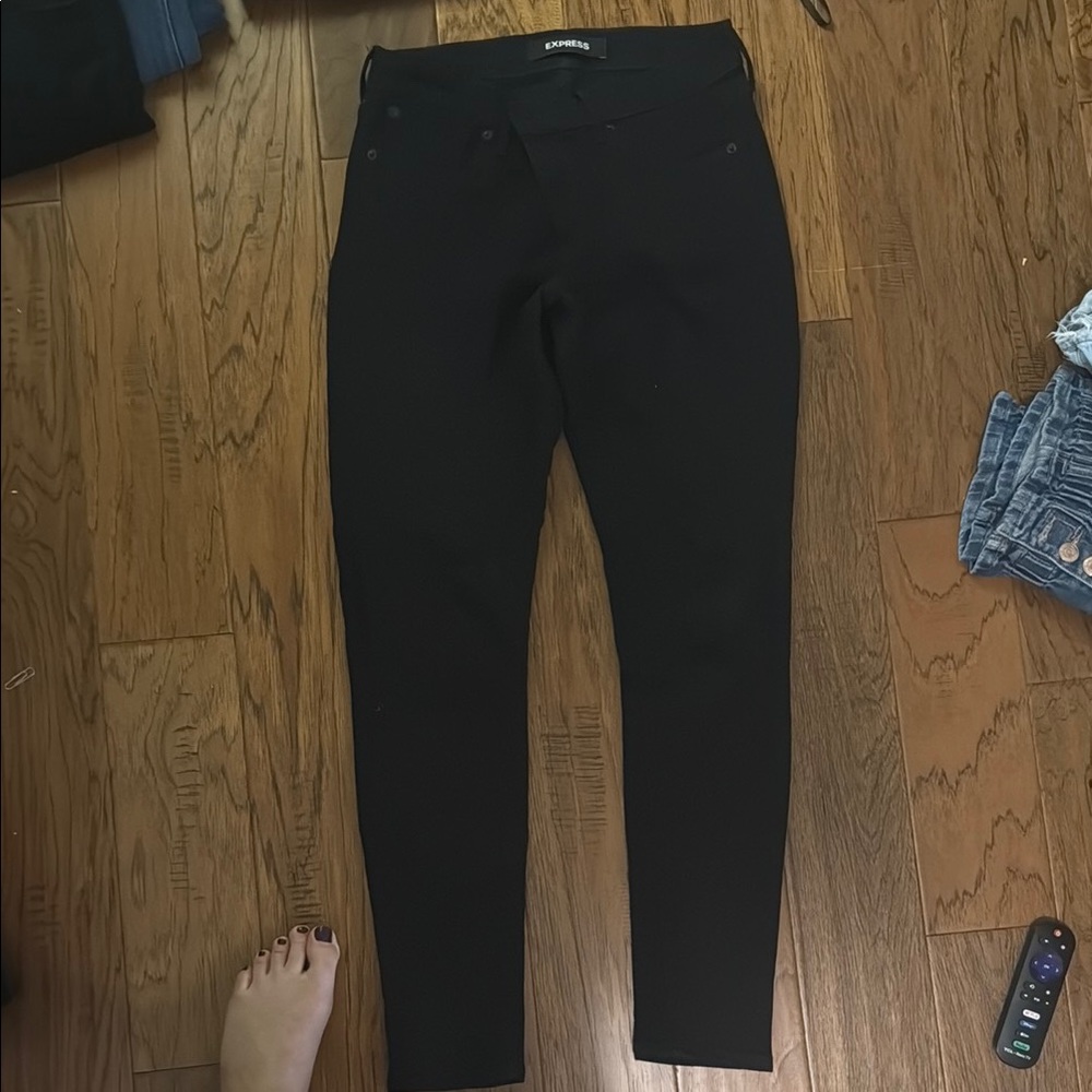 Express Black Jeggings Slim Fit